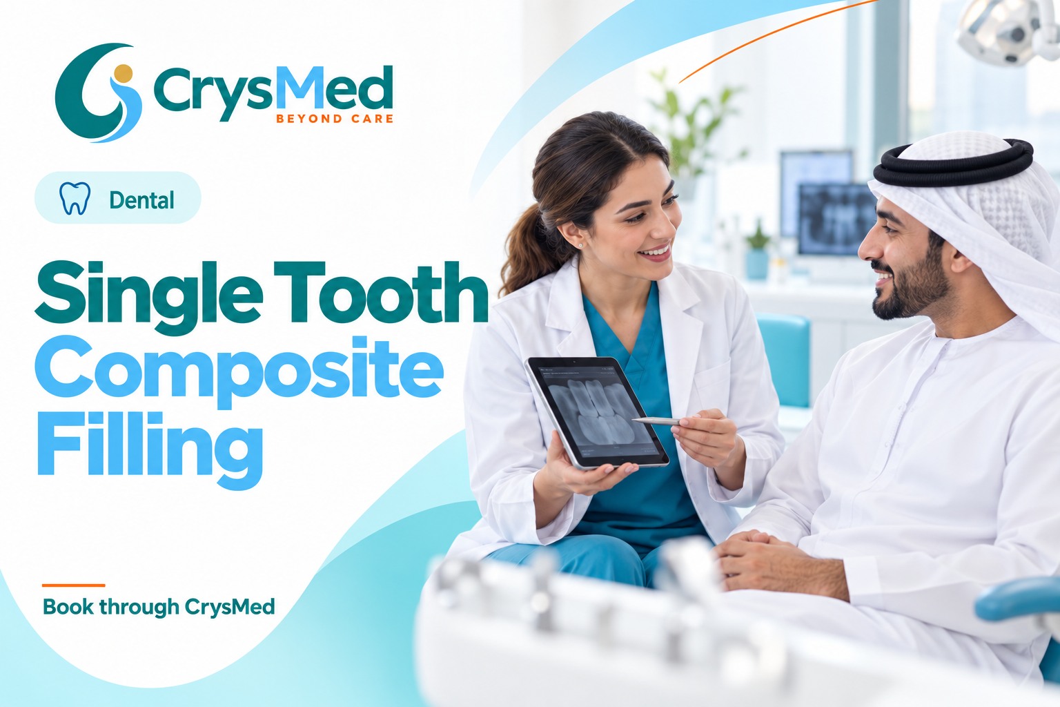 Single Tooth Composite Filling